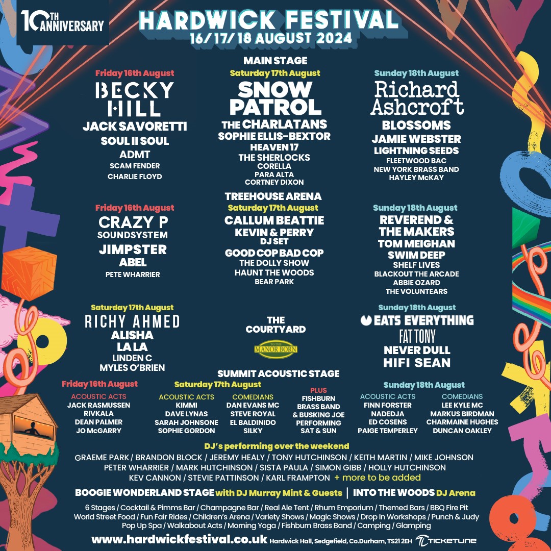 Buy Hardwick Festival tickets, Hardwick Festival tour details, Hardwick