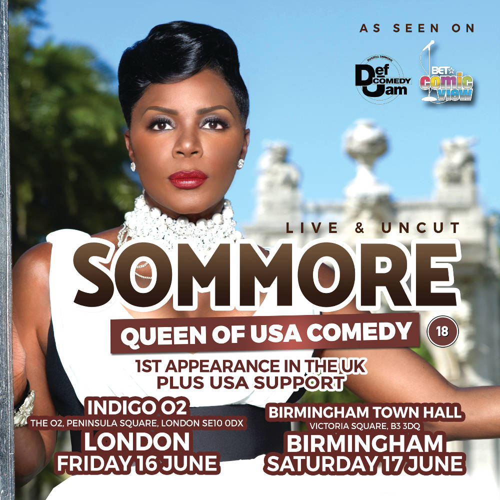 Buy US Queen Of Comedy Sommore tickets, US Queen Of Comedy Sommore tour
