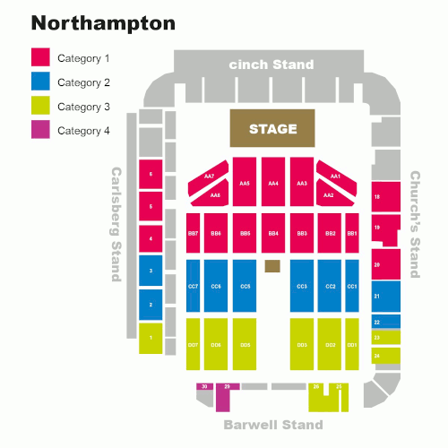 Rod Stewart at Northampton Cinch Stadium took place on Wednesday, 28th